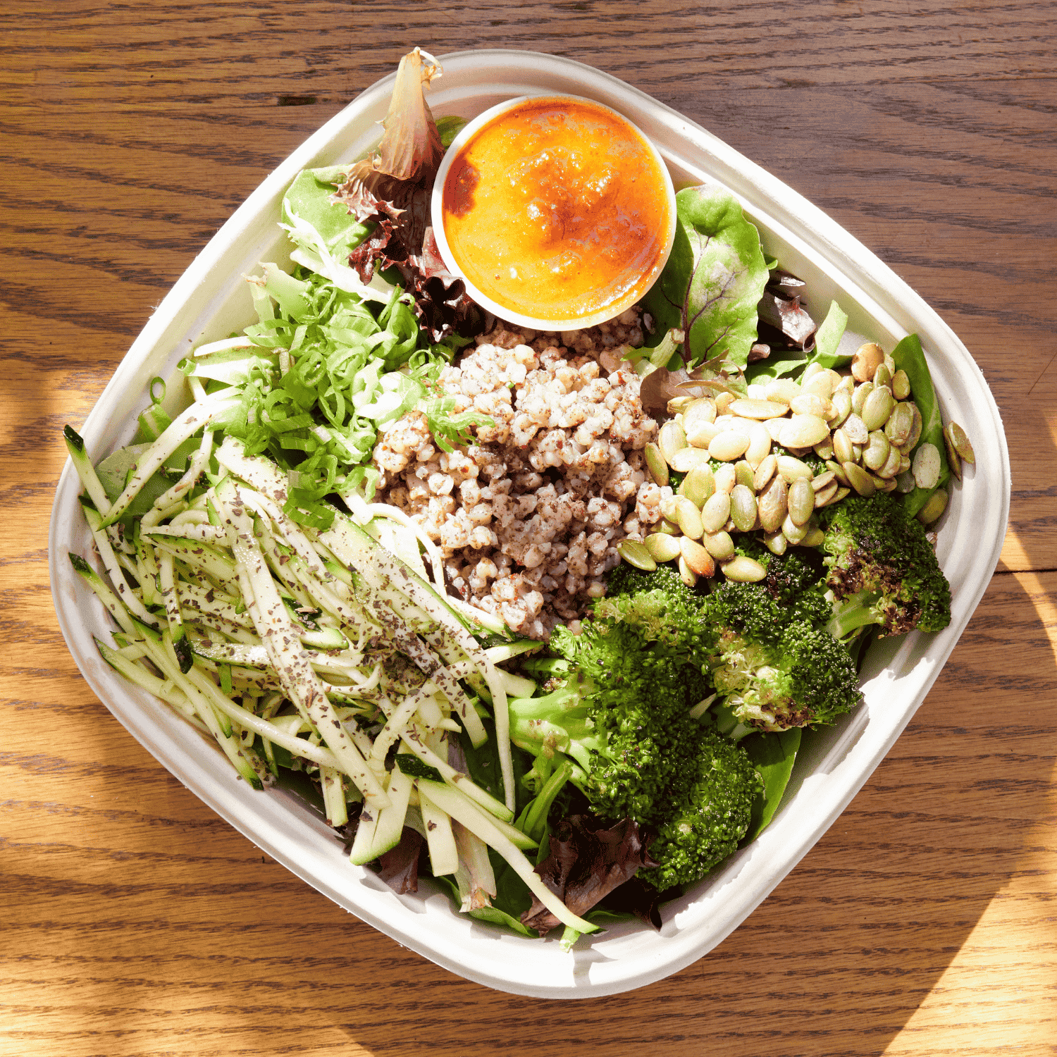 Harvest Bowl Sweetgreen Green Goddess Dressing Wild Grain Bowl